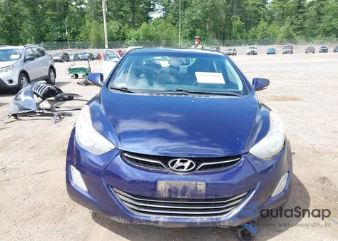 2012 Hyundai Elantra Limited from USA, damaged, VIN 5NPDH4AEXCH118544